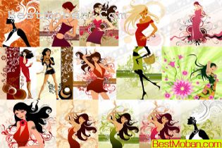 15ʱŮʸͼ(eps)
