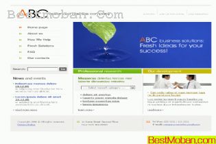 AB˾վ棭ŷTemplatemonsterģ7PSD,HTML,2FLA